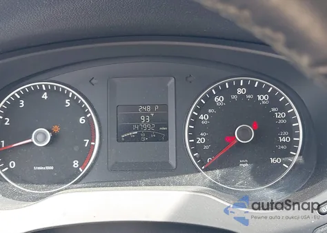 2012 Volkswagen Jetta 2.5L Se из США, поврежденный, VIN 3VWDX7AJ9CM416012